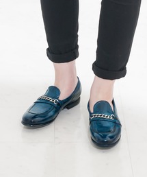 Lemargo レマルゴ チェーンデザインカラーローファー
