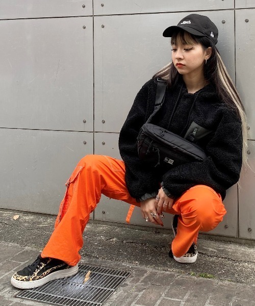 Candy Stripper（キャンディストリッパー）の「CANDY LOGO パンツ（その他パンツ・レディース・オレンジ/ブラック・2/1）」の15枚目の写真