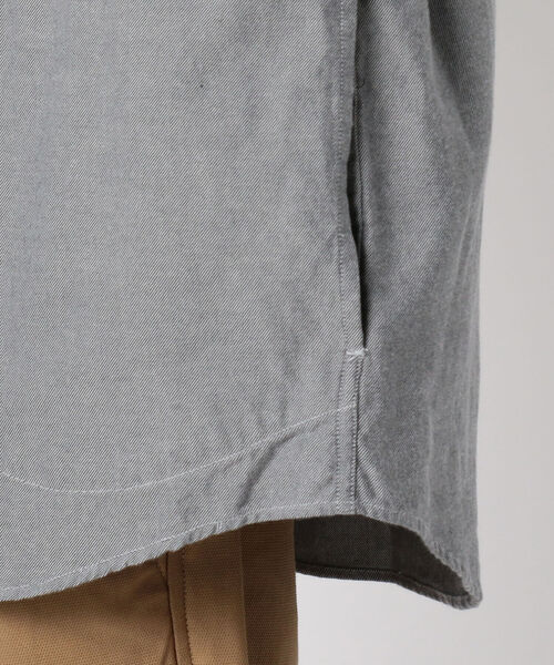 DANTON（ダントン）の「【DANTON/ダントン】 バンドカラー ビエラシャツ（シャツ/ブラウス・メンズ・ネイビー/グレー/ブラウン/キナリ・44/42/40/38）」の20枚目の写真