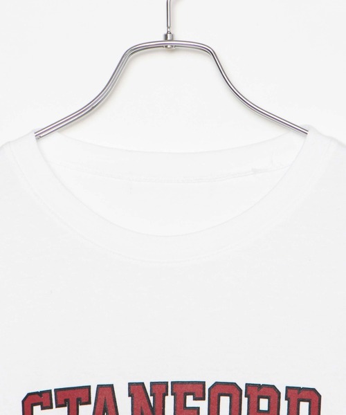 DING（ディング）の「DING/フェイクレイヤードロゴロンT（Tシャツ/カットソー・レディース・ホワイト/ブラック・FREE）」の16枚目の写真