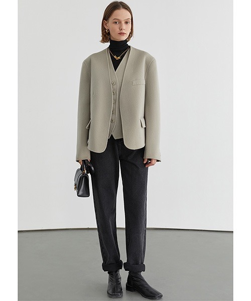 Fano Studios（ファノ ストゥディオズ）の「【Fano Studios】vintage black tapered denim FD20K025（デニムパンツ・レディース・ブラック・S/M/L）」の3枚目の写真