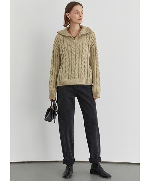 Fano Studios（ファノ ストゥディオズ）の「【Fano Studios】vintage black tapered denim FD20K025（デニムパンツ・レディース・ブラック・S/M/L）」の4枚目の写真