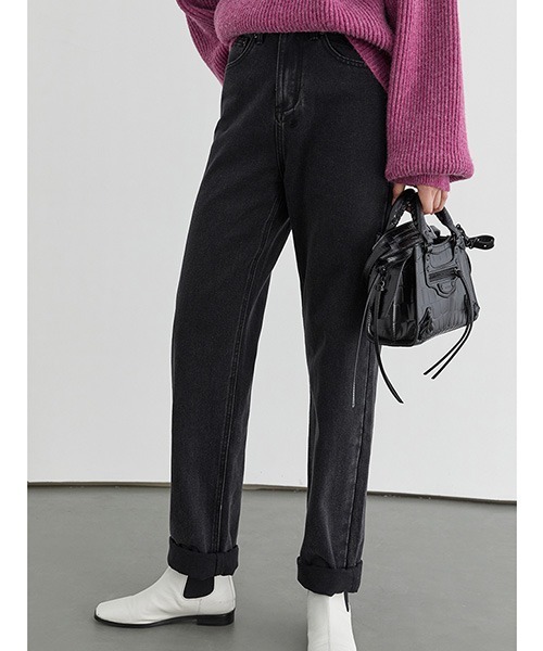 Fano Studios（ファノ ストゥディオズ）の「【Fano Studios】vintage black tapered denim FD20K025（デニムパンツ・レディース・ブラック・S/M/L）」の5枚目の写真