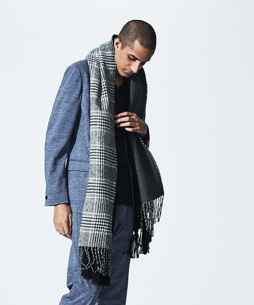 グレンチェックケーブルニットマフラー マフラー 5351 5351 Pour Pour Hommes ゴーサンゴーイチプールオム のファッション Hommes ゴーサンゴーイチプールオム のマフラー グレンチェックケーブルニットマフラー を購入できます 5351pour Les