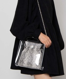 WEGO | WEGO/ハンドルマルチクリアショルダーバッグ(ショルダーバッグ)