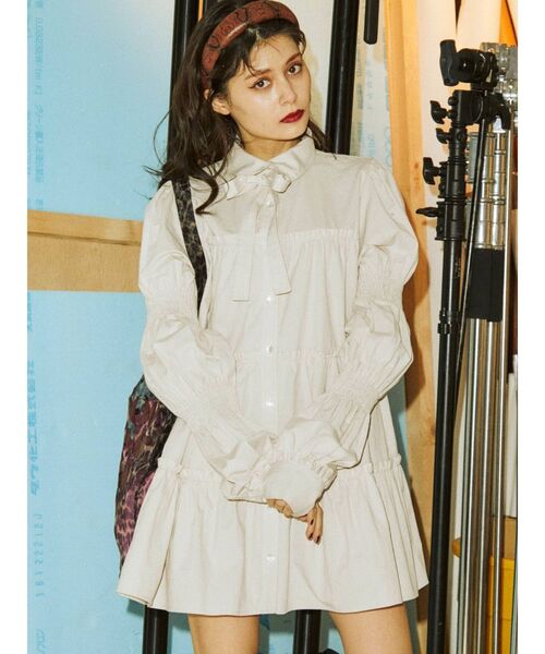 jouetie（ジュエティ）の「マテリアルボリュームカチューシャ（カチューシャ・レディース・ブラック/ベージュ/ブラウン/パープル・FREE）」の13枚目の写真