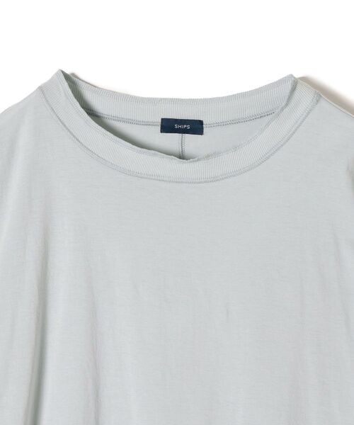SHIPS(シップス)の「シフォン天竺シアークルーネック◆(Tシャツ/カットソー・レディース・ホワイト/ブラック/ライトブルー/ラベンダー・ONE SIZE)」の11枚目の写真