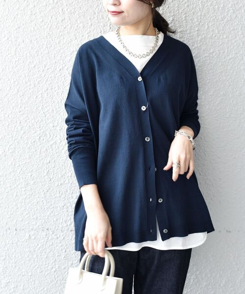 SHIPS(シップス)の「シフォン天竺シアークルーネック◆(Tシャツ/カットソー・レディース・ホワイト/ブラック/ライトブルー/ラベンダー・ONE SIZE)」の21枚目の写真