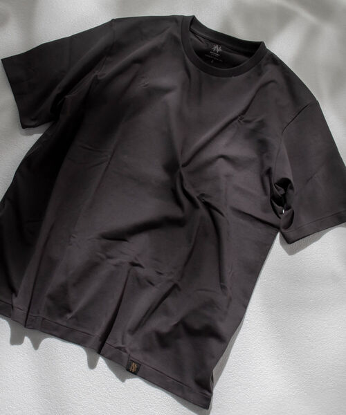 BATONER（バトナー）の「【BATONER/バトナー】別注 PACK T-SHIRT (DEGREASE COTTON) #BN-21SM-051（Tシャツ/カットソー・メンズ・ホワイト/ブラック/ネイビー/キナリ・M/L/XL）」の4枚目の写真