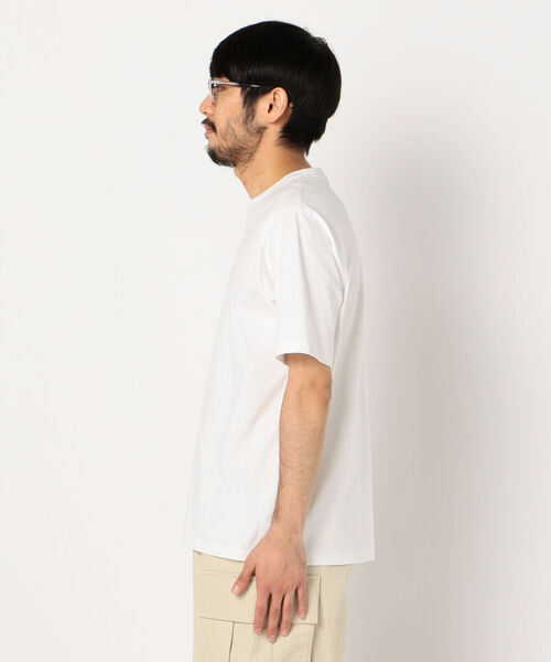 BATONER（バトナー）の「【BATONER/バトナー】別注 PACK T-SHIRT (DEGREASE COTTON) #BN-21SM-051（Tシャツ/カットソー・メンズ・ホワイト/ブラック/ネイビー/キナリ・M/L/XL）」の6枚目の写真
