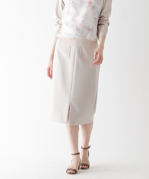 セール 大きいサイズあり 13号 ストレッチスエードタイトスカート スカート Soup スープ のファッション通販 Zozotown