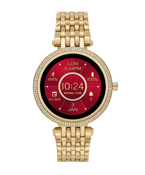 【美品】MICHAEL KORS　スマートウォッチ マイケルコース マイケル・コースの新作スマートウォッチ - ローズゴールドやシルバー