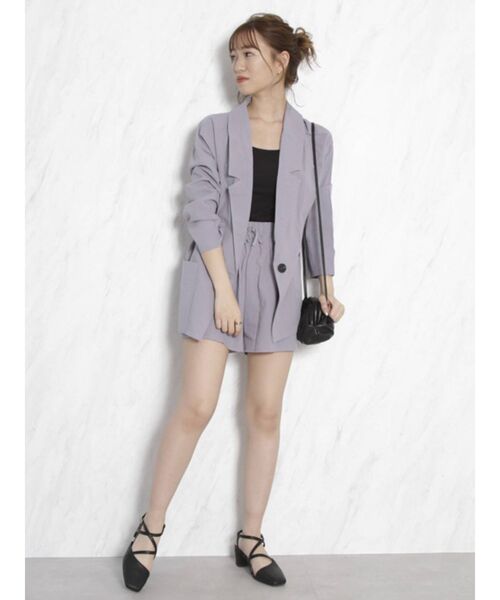 dazzlin(ダズリン)の「ベーシックキャミインナートップス(キャミソール・レディース・ブラック/オフホワイト・FREE)」の8枚目の写真