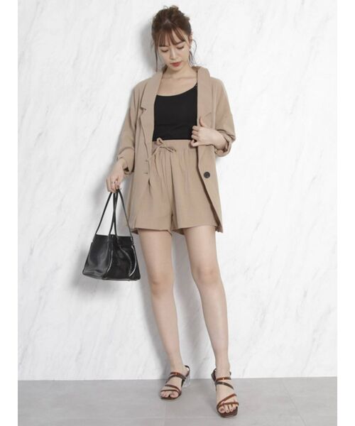 dazzlin(ダズリン)の「ベーシックキャミインナートップス(キャミソール・レディース・ブラック/オフホワイト・FREE)」の11枚目の写真