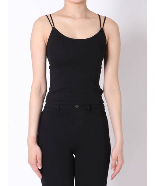 dazzlin(ダズリン)の「ベーシックキャミインナートップス(キャミソール・レディース・ブラック/オフホワイト・FREE)」の15枚目の写真