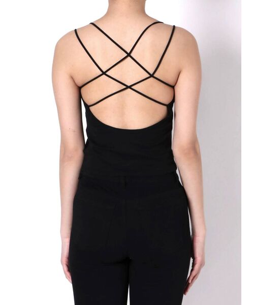 dazzlin(ダズリン)の「ベーシックキャミインナートップス(キャミソール・レディース・ブラック/オフホワイト・FREE)」の17枚目の写真