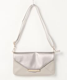 YECCA VECCA | 【2021春夏】・2wayメタルバークラッチバッグ　＊(トートバッグ)