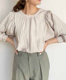 Pソデボリュームロングブラウス　938519