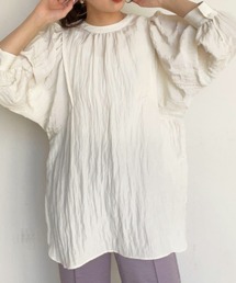 A part by | Pソデボリュームロングブラウス　938519(シャツ/ブラウス)