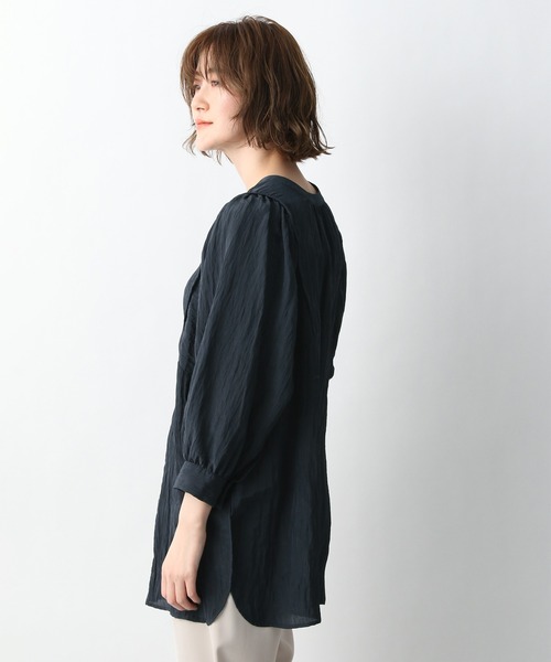 A part by（アパートバイ）の「Pソデボリュームロングブラウス　938519（シャツ/ブラウス・レディース・ベージュ/アイボリー/ライトパープル/ダークネイビー・FREE）」の5枚目の写真