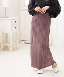 Newlyme | ランダムプリーツカットロングスカート(スカート)