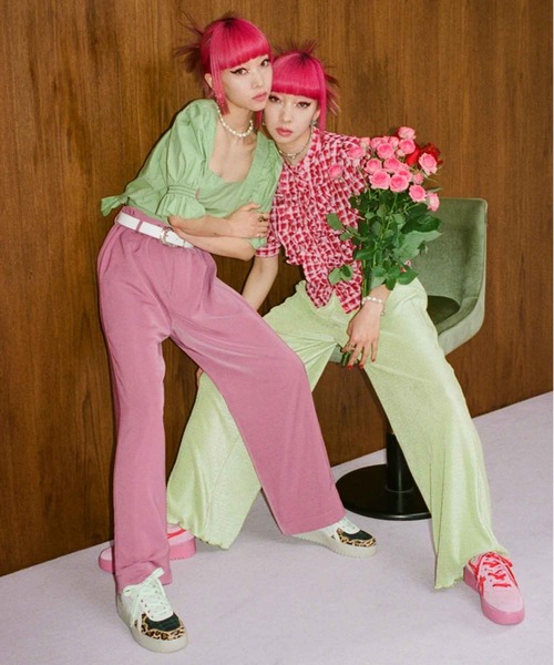 ASICS（アシックス）の「ASICS JAPAN S PF / アシックス ジャパンエス ピーエフ【SP】（スニーカー・メンズ・ピンク/ベージュ・23.0cm/23.5cm/25.0cm/24.0cm/24.5cm/22.5cm/25.5cm/27.0cm/26.0cm/27.5cm/26.5cm/28.0cm）」の5枚目の写真