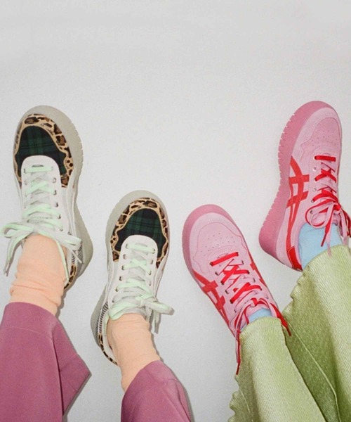 ASICS（アシックス）の「ASICS JAPAN S PF / アシックス ジャパンエス ピーエフ【SP】（スニーカー・メンズ・ピンク/ベージュ・23.0cm/23.5cm/25.0cm/24.0cm/24.5cm/22.5cm/25.5cm/27.0cm/26.0cm/27.5cm/26.5cm/28.0cm）」の8枚目の写真