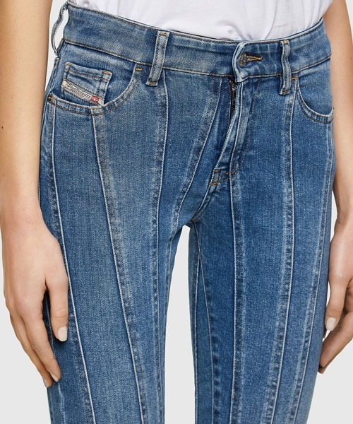 DIESEL(ディーゼル)の「DIESEL SS21 レディース スーパースキニー ライトインディゴ デニム(デニムパンツ・レディース・インディゴブルー・25inch/23inch/27inch/29inch)」の6枚目の写真