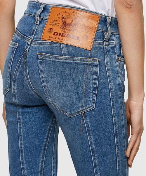 DIESEL(ディーゼル)の「DIESEL SS21 レディース スーパースキニー ライトインディゴ デニム(デニムパンツ・レディース・インディゴブルー・25inch/23inch/27inch/29inch)」の5枚目の写真