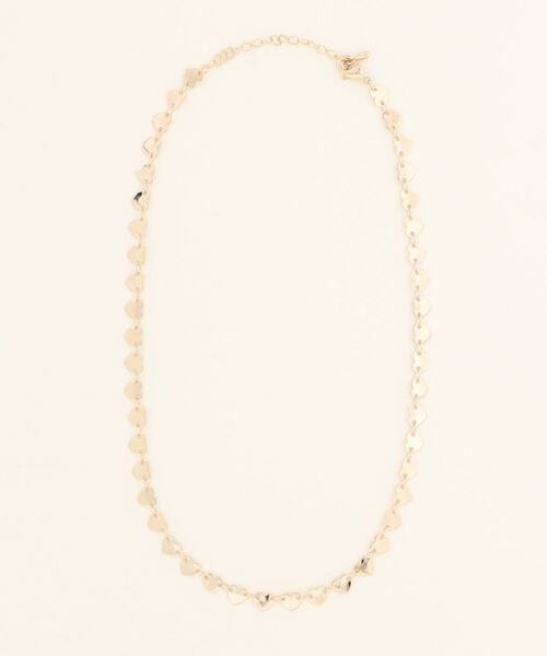 flower（フラワー）の「ハートチェーンネックレス（ネックレス・レディース・ゴールド・FREE）」の3枚目の写真