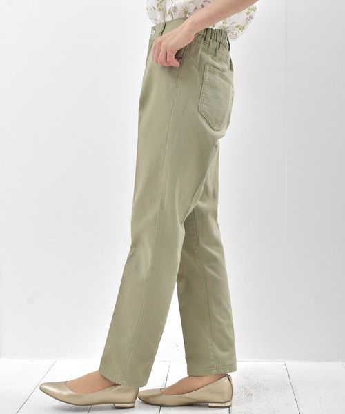 rps（アールピーエス）の「センタープレスコットンテーパードパンツ（その他パンツ・レディース・ブルー/アイボリー/ベージュ/ライトブルー/ライトカーキ/ブラック・M）」の15枚目の写真