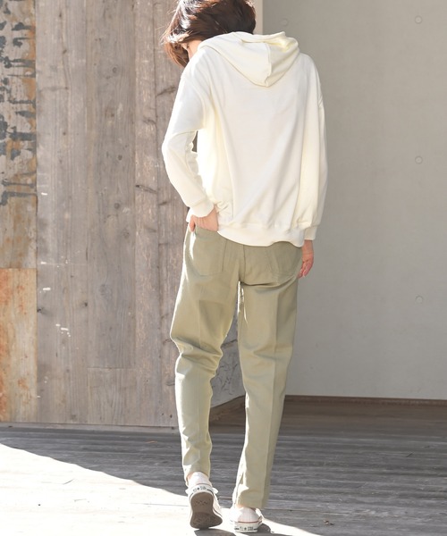 rps（アールピーエス）の「センタープレスコットンテーパードパンツ（その他パンツ・レディース・ブルー/アイボリー/ベージュ/ライトブルー/ライトカーキ/ブラック・M）」の20枚目の写真