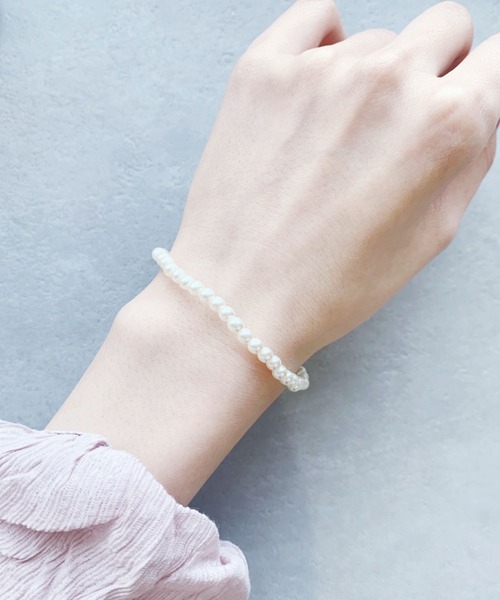 iso（イソ）の「ハートチャーム2連パールブレスレット（ブレスレット・レディース・シルバー/ゴールド・FREE）」の14枚目の写真