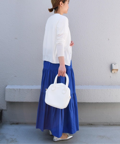 PICCIN（ピッチン）の「エアータンブラーティアードスカート（スカート・レディース・ピンク/ブルー/ブラック・M）」の10枚目の写真