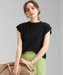 green label relaxing（グリーンレーベルリラクシング）の「ぺーパーライク コットン ボトルネック プルオーバー [ニット]（ニット/セーター）」