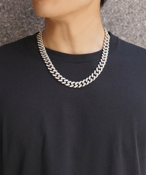 セール】SBG CZキューバンチェーンネックレス（ネックレス
