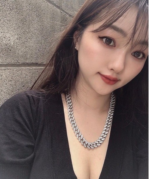 SBG（エスビー）の「SBG CZキューバンチェーンネックレス（ネックレス・メンズ・シルバー/ゴールド/シルバー系その他/ゴールド系その他/シルバー系その他2/ゴールド系その他2・50cm/60cm/45cm/55cm/40cm）」の14枚目の写真