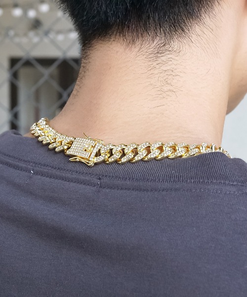 SBG（エスビー）の「SBG CZキューバンチェーンネックレス（ネックレス・メンズ・シルバー/ゴールド/シルバー系その他/ゴールド系その他/シルバー系その他2/ゴールド系その他2・50cm/60cm/45cm/55cm/40cm）」の22枚目の写真