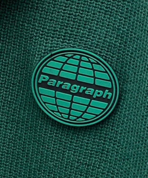 Paragraph（パラグラフ）の「『paragraph/パラグラフ』GLOBAL RUBBER PATCH VEST/ブランドロゴパッチ ニットベスト（ベスト・メンズ・ベージュ/ブルー/ネイビー/グリーン/ブラック・FREE）」の6枚目の写真