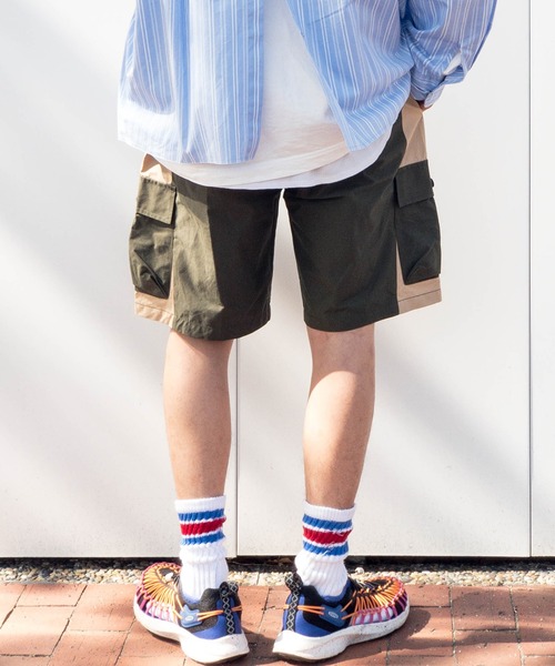 ROOP TOKYO by Hayato（ループトウキョウバイハヤト）の「ROOPTOKYO by Hayato Ne Field Shorts コットンナイロンカーゴショーツ（カーゴパンツ・メンズ・ブラック/ブラウン/カーキ・S/M/L）」の12枚目の写真