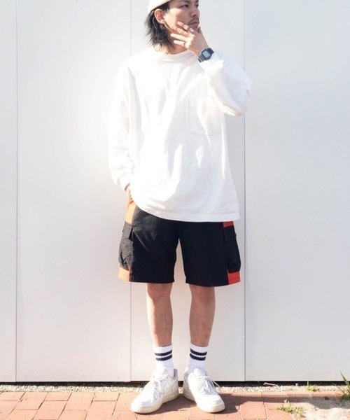 ROOP TOKYO by Hayato（ループトウキョウバイハヤト）の「ROOPTOKYO by Hayato Ne Field Shorts コットンナイロンカーゴショーツ（カーゴパンツ・メンズ・ブラック/ブラウン/カーキ・S/M/L）」の13枚目の写真