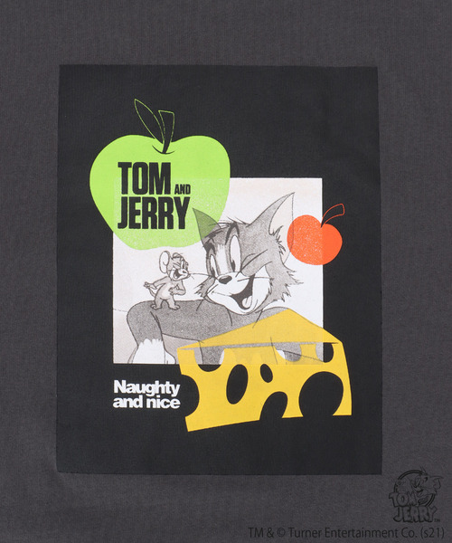 LBC(エルビーシー)の「Tom and Jerry Tシャツ(Tシャツ/カットソー・レディース・オリーブ/チャコールグレー/オフホワイト/ライトグレー・M/LL)」の14枚目の写真