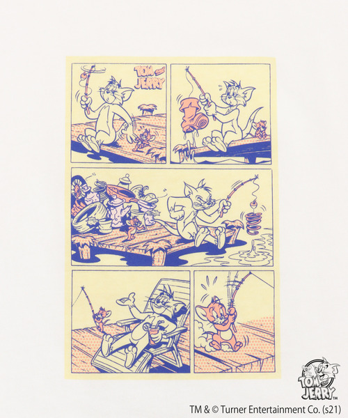 LBC(エルビーシー)の「Tom and Jerry Tシャツ(Tシャツ/カットソー・レディース・オリーブ/チャコールグレー/オフホワイト/ライトグレー・M/LL)」の15枚目の写真