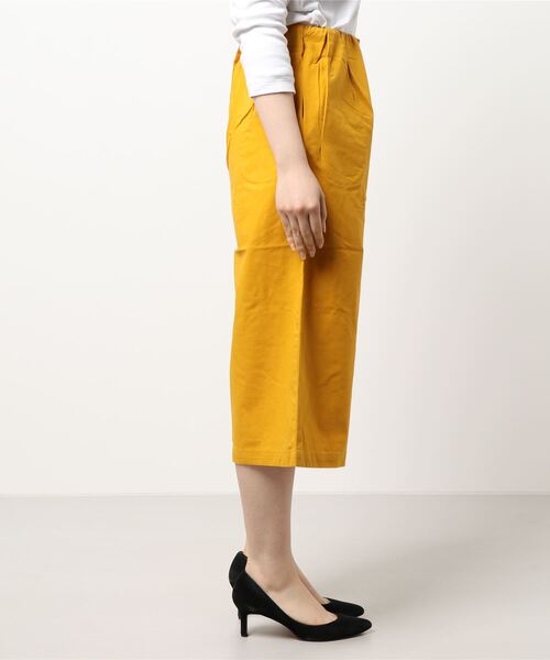 Grand PARK（グランドパーク）の「リネン混リラクシーパンツ（その他パンツ・レディース・ベージュ/ネイビー/カーキ/イエロー・FREE）」の6枚目の写真