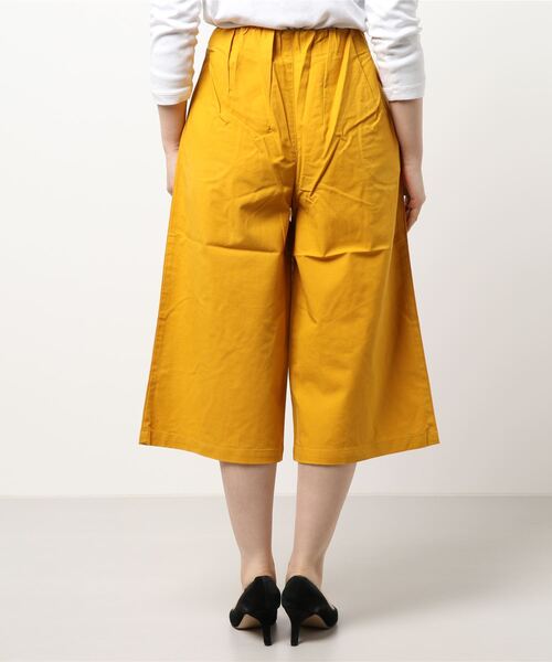 Grand PARK（グランドパーク）の「リネン混リラクシーパンツ（その他パンツ・レディース・ベージュ/ネイビー/カーキ/イエロー・FREE）」の11枚目の写真