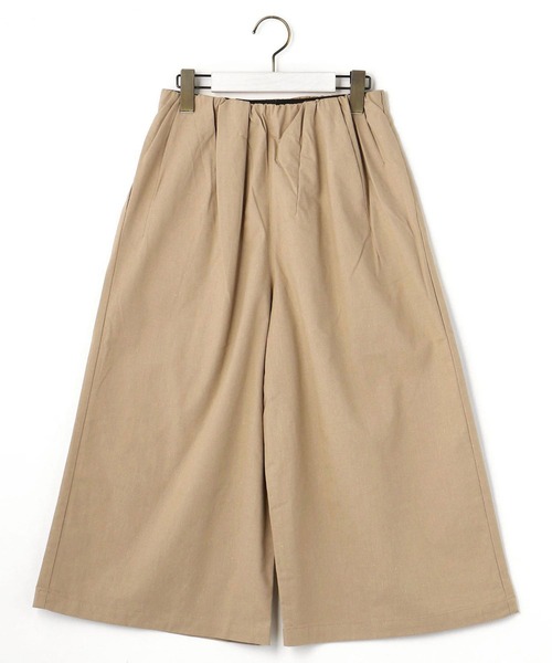 Grand PARK（グランドパーク）の「リネン混リラクシーパンツ（その他パンツ・レディース・ベージュ/ネイビー/カーキ/イエロー・FREE）」の2枚目の写真