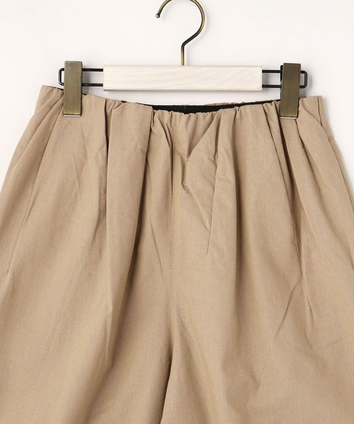 Grand PARK（グランドパーク）の「リネン混リラクシーパンツ（その他パンツ・レディース・ベージュ/ネイビー/カーキ/イエロー・FREE）」の9枚目の写真