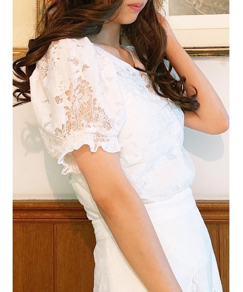 TORTE（トルテ）の「【TORTE】フロントギャザーレースブラウス（シャツ/ブラウス・レディース・ホワイト/ブラック/ライトピンク・FREE）」の17枚目の写真