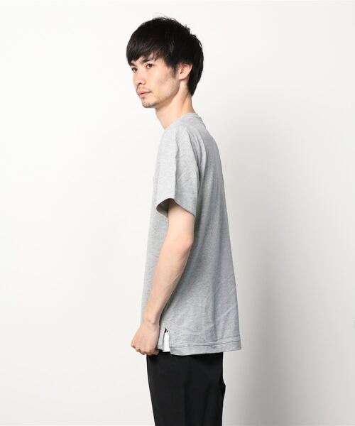 RE:LORE（リロア）の「Box Pocket Side Slit Tee（Tシャツ/カットソー・メンズ・グレー系その他・MEDIUM/X-LARGE/SMALL/XX-LARGE）」の2枚目の写真