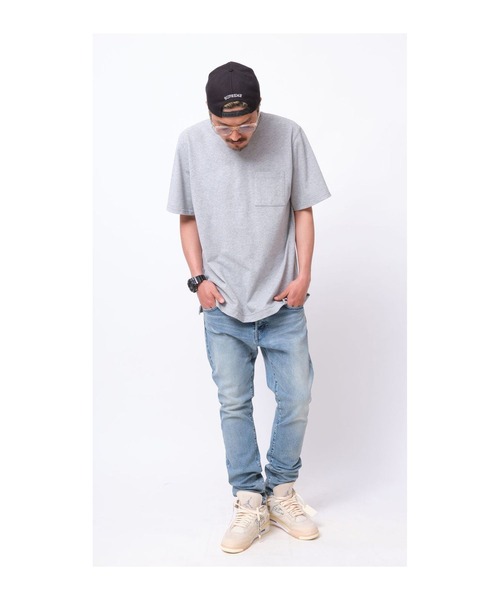 RE:LORE（リロア）の「Box Pocket Side Slit Tee（Tシャツ/カットソー・メンズ・グレー系その他・MEDIUM/X-LARGE/SMALL/XX-LARGE）」の14枚目の写真